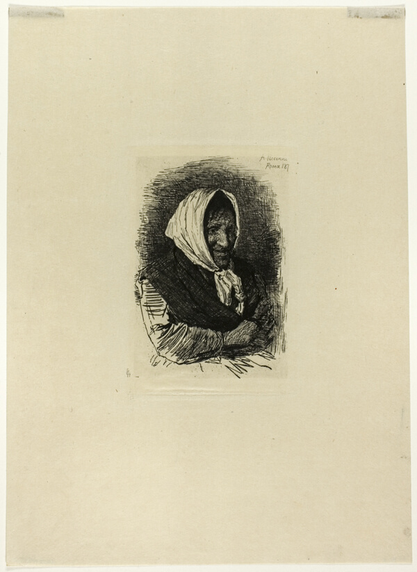 Old Woman Facing Right