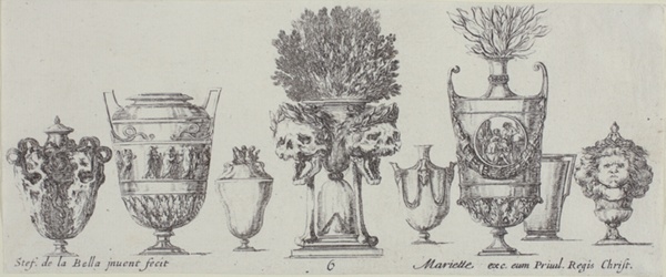 Plate Six from Collection of Various Vases