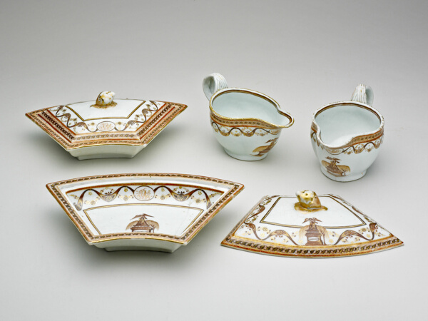 Two Sauceboats and Two Covered Tureens from the 