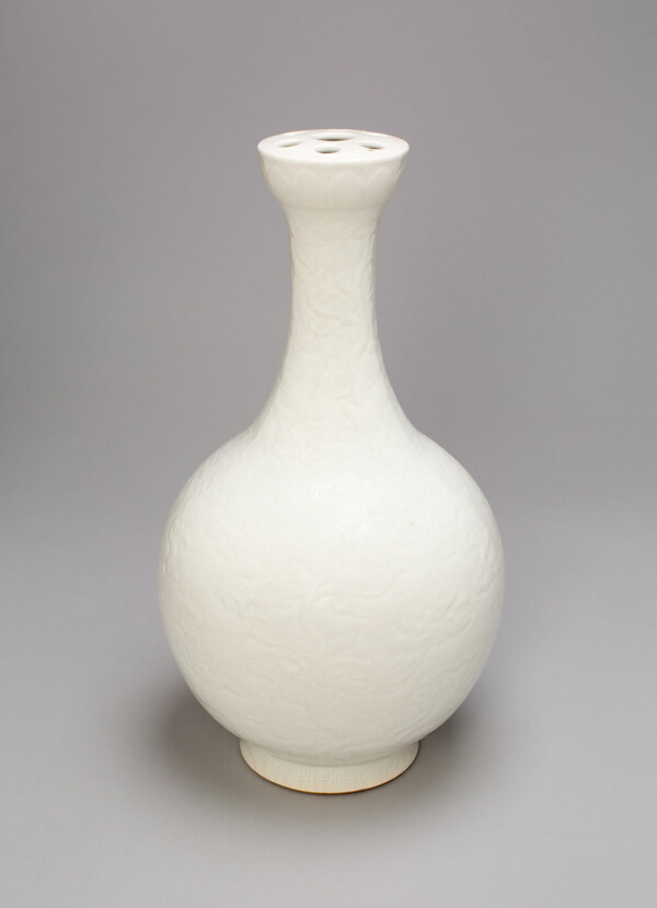 Bottle-Shaped Vase for Incense Sticks or Flowers