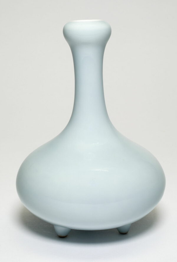 Globular Vase with Tall Neck
