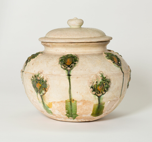 Covered Jar with Medallions