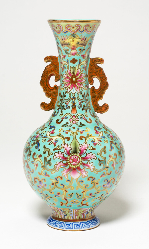 Vase with Dragon-Shaped Handles