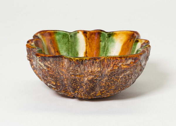 Lobed Bowl with Foliate Medallions