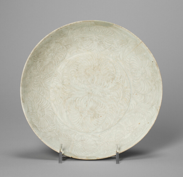 Dish with Floral Scrolls