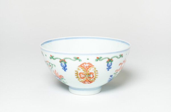 Bowl with Stylized Medallions