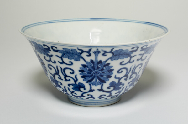 Bowl with Floral Scrolls