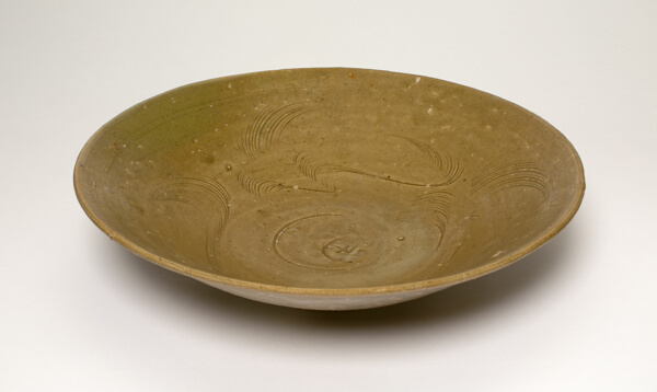 Bowl with Stylized Leaves