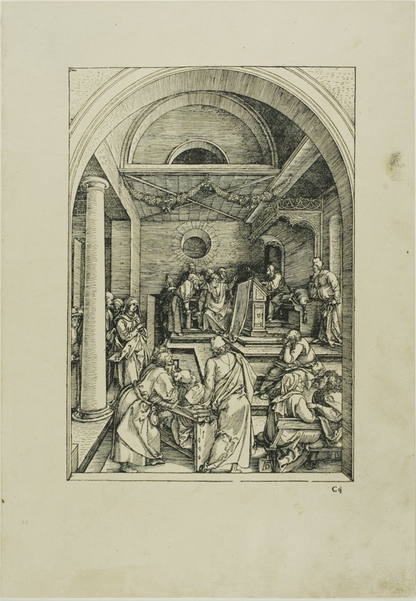 Christ Among the Doctors, from The Life of the Virgin