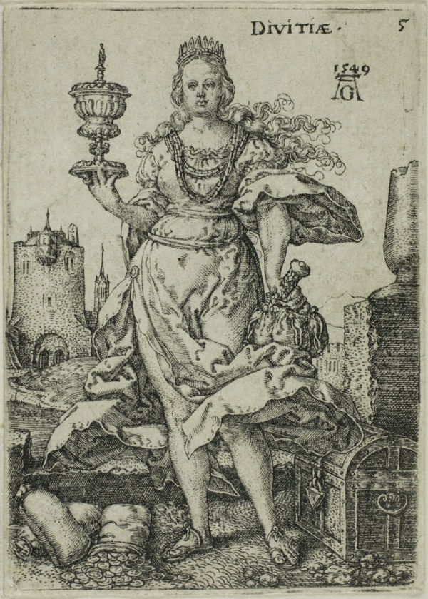 Wealth, plate five from Virtues and Vices