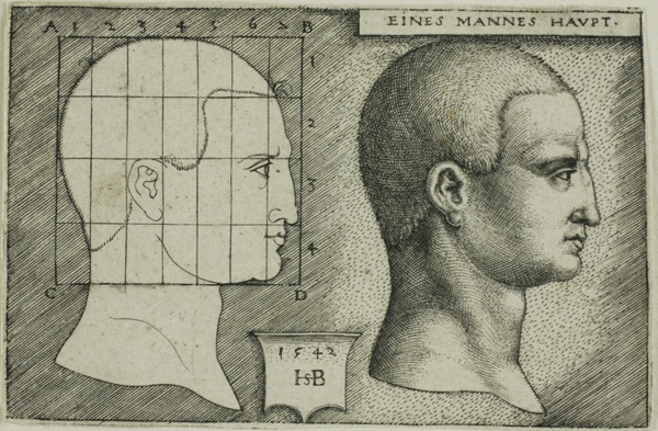 Profile Study of Man's Head