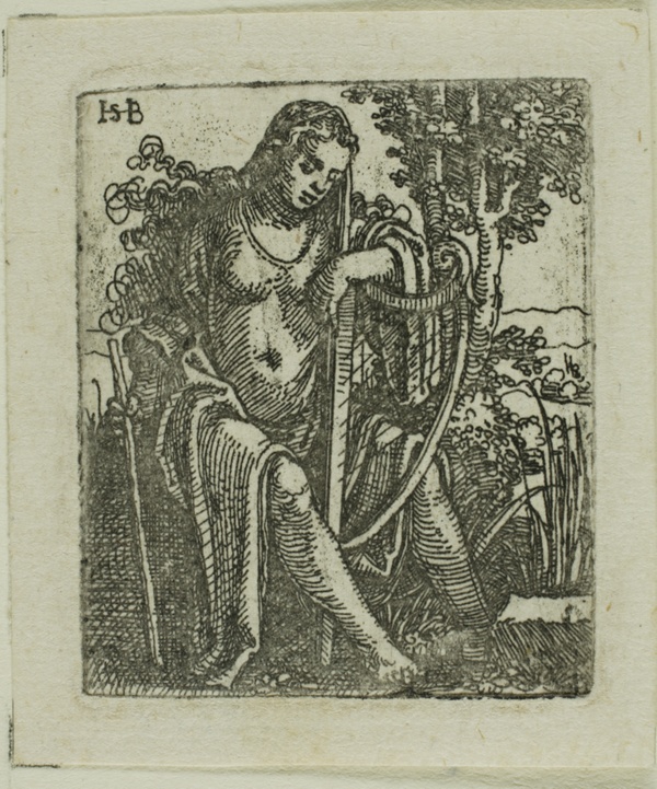 Woman with a Harp