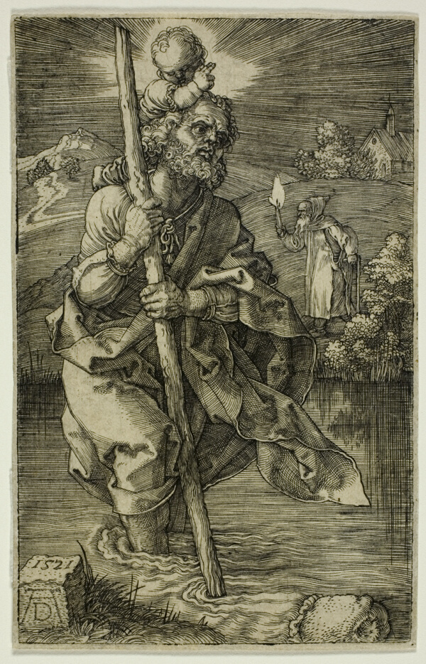 St. Christopher Facing To The Right