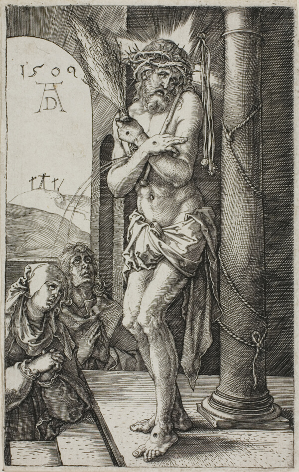 Man of Sorrows by the Column, frontispiece from The Engraved Passion,
