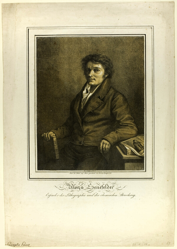 Portrait of Senefelder