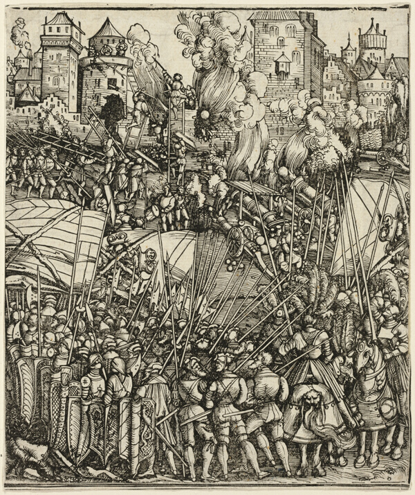 The Expulsion of the Hungarians from Lower Austria, from The Triumphal Arch of Maximilian I