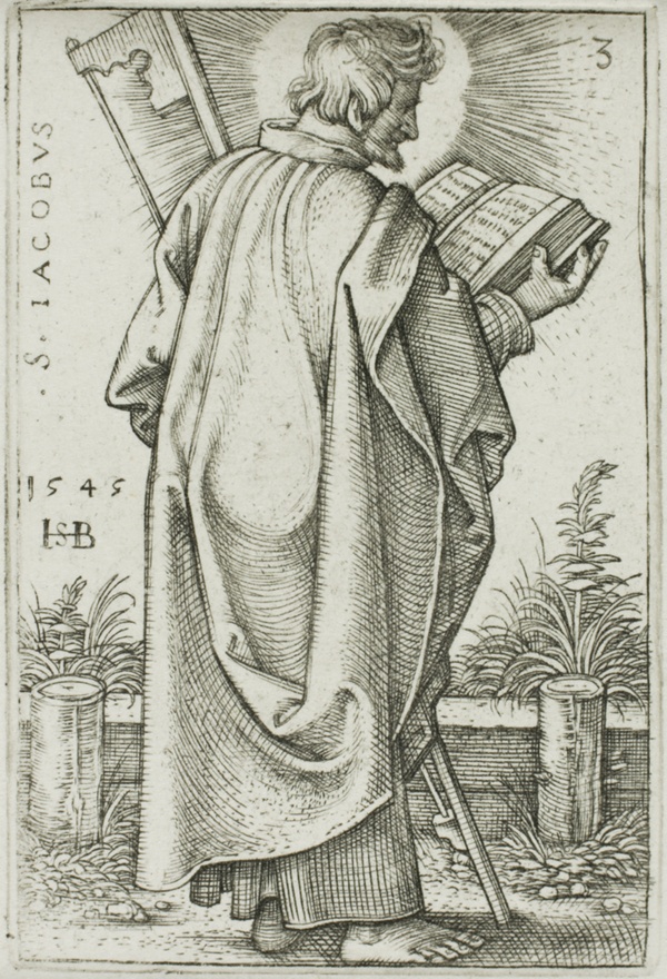 St. James Minor, plate 3 from The Twelve Apostles