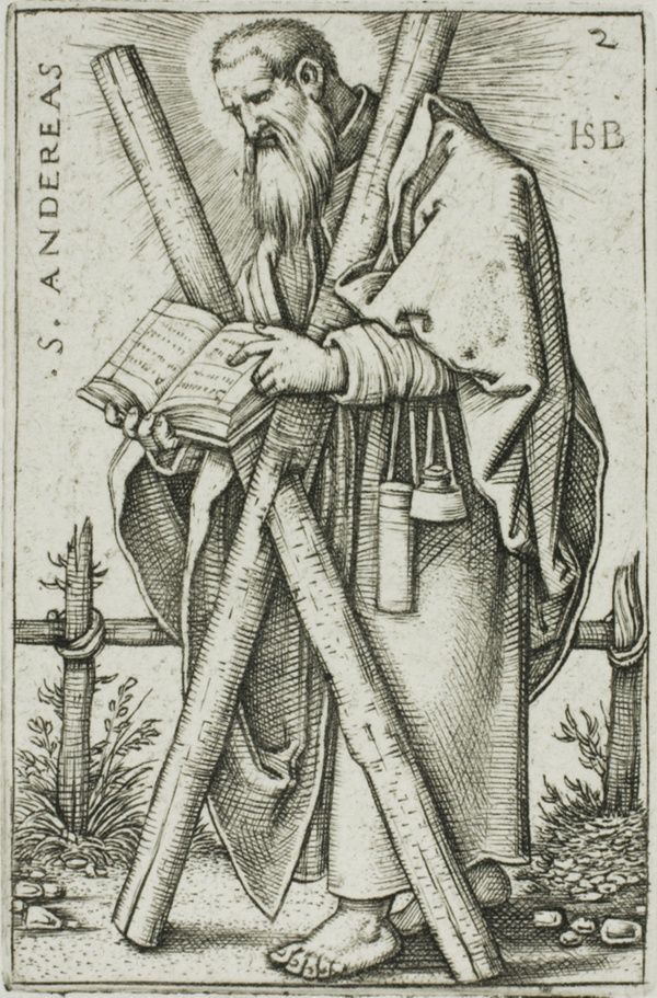 St. Andrew, plate 2 from The Twelve Apostles