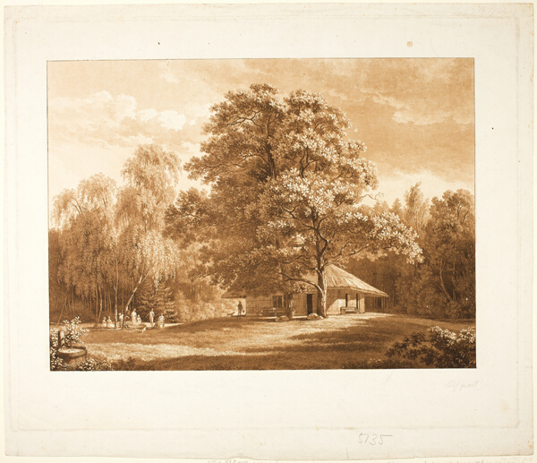 Shelter in the Park (recto); The Pyramid (verso)