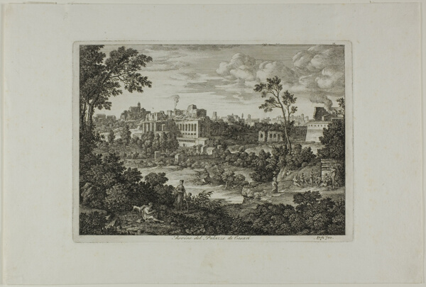 Ruins of the Palace of the Caesars, plate 18 from Die Römische Ansichten