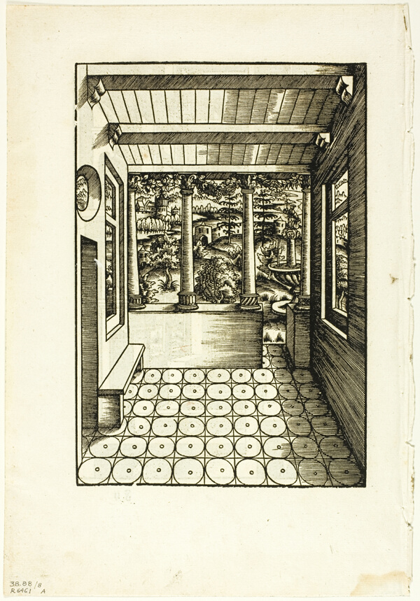 Illustration from Kunst des Messens (The Art of Measurement), plate eight from Woodcuts from Books of the XVI Century