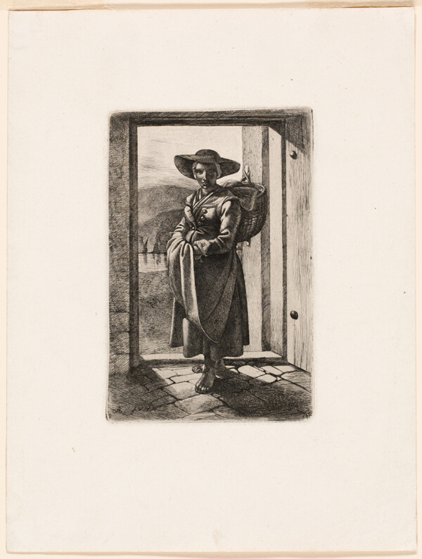 The Hungarian Woman Standing in the Door
