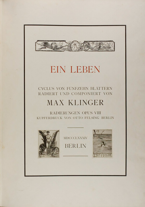 Title Page: A Life