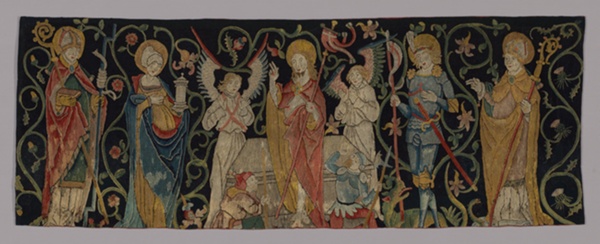 Altar Frontal depicting The Resurrection with Four Saints