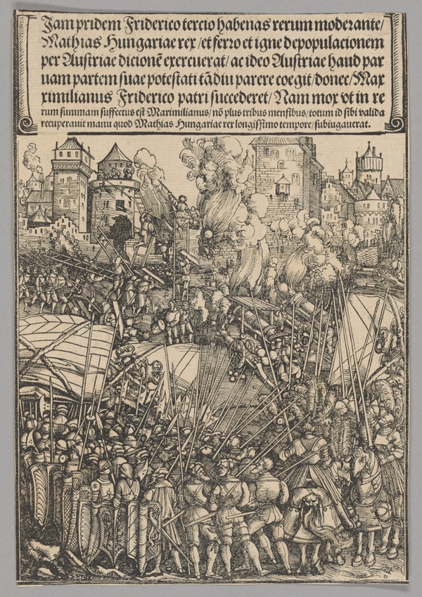 Expulsion of the Hungarians, plate 13 from Historical Scenes from the Life of Emperor Maximilian I from the Triumphal Arch