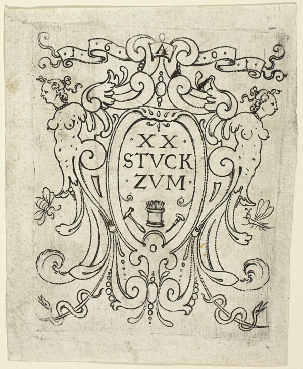 Title page, from XX Stuck zum (ornamental designs for goblets and beakers)