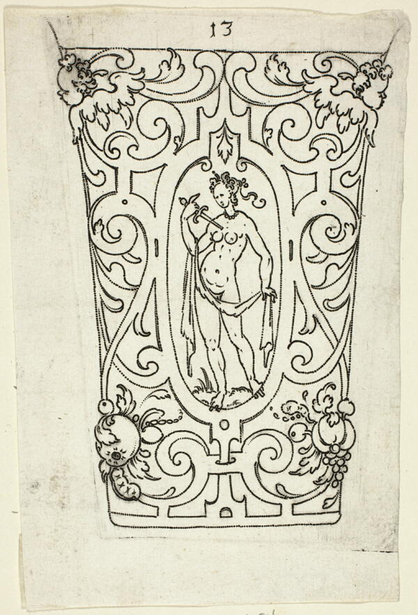 Plate 13, from XX Stuck zum (ornamental designs for goblets and beakers)