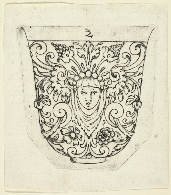 Plate 2, from twenty ornamental designs for goblets and beakers
