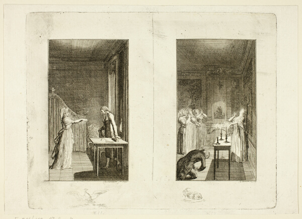Illustration to Samuel Richardson's Clarissa