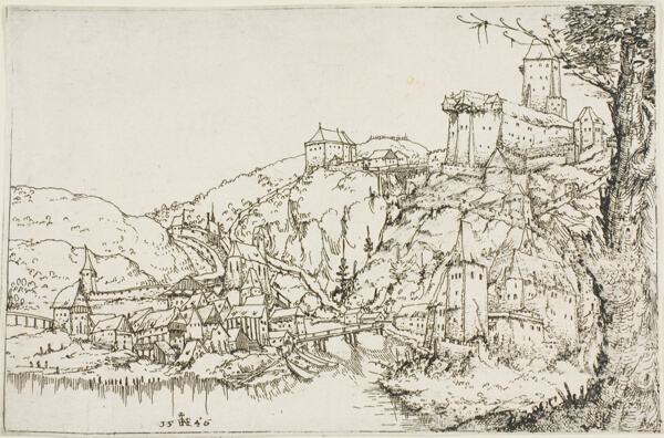 Landscape with River, Town and Castle