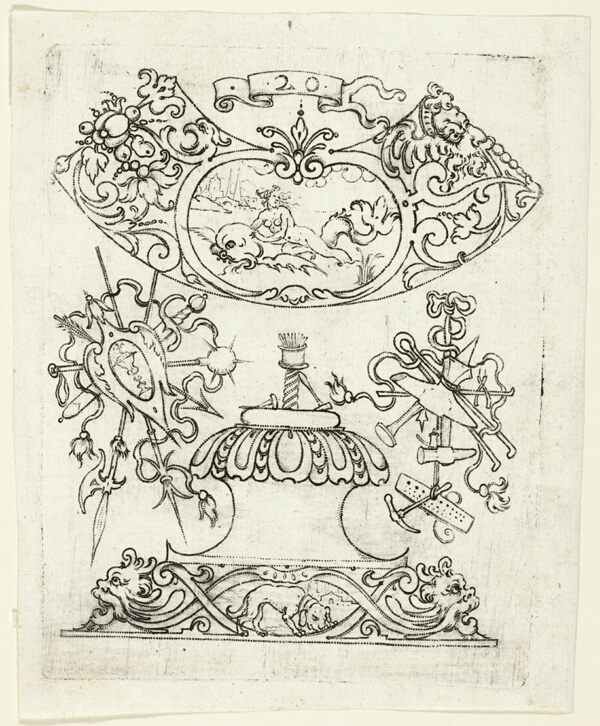 Plate 20, from twenty ornamental designs for goblets and beakers