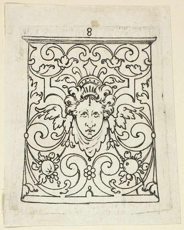 Plate 8, from XX Stuck zum (ornamental designs for goblets and beakers)