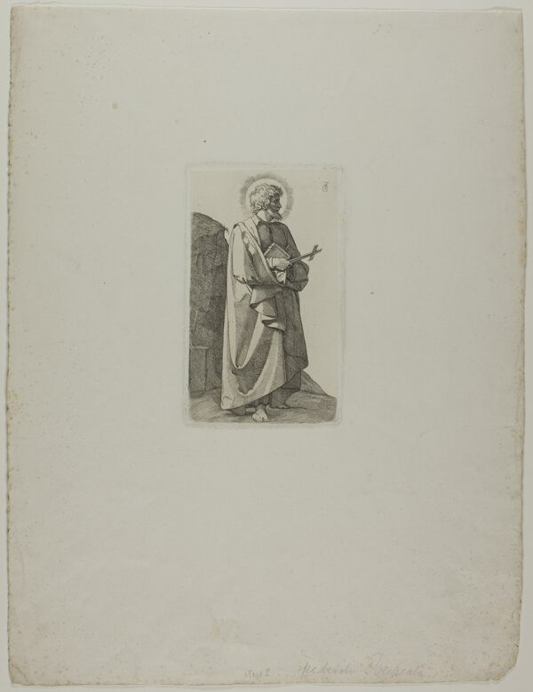 Saint Philipp Neri with Cross and Book