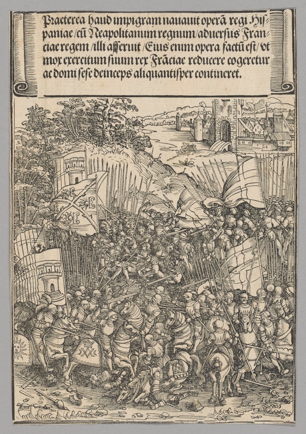 Conquest of Naples, plate 17 from Historical Scenes from the Life of Emperor Maximilian I from the Triumphal Arch