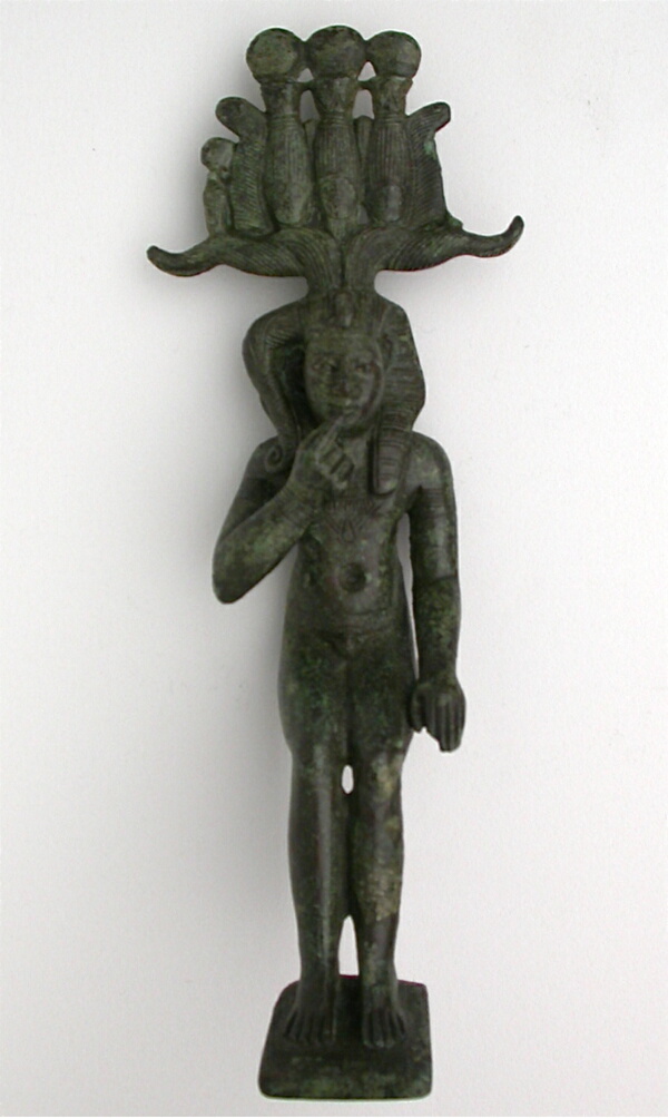 Statuette of the God Horus as a Child (Harpokrates)