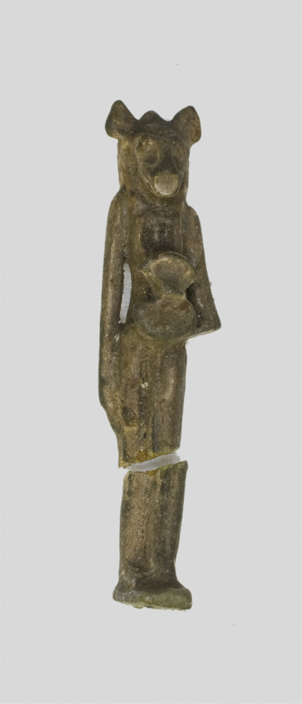 Amulet of a Lion-headed Goddess Holding an Aegis