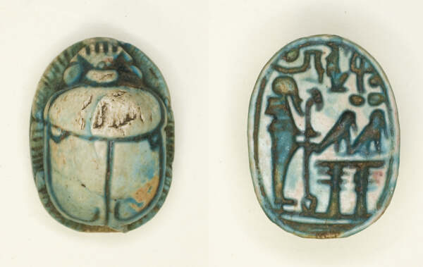 Scarab: The God Ptah with Name of Usermaatra Setepenra (Ramesses II)