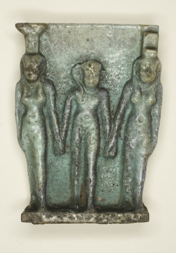 Amulet of the Osirian Triad (Nephthys, Horus, and Isis)
