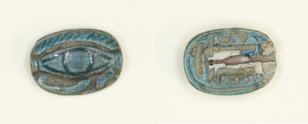 Scarboid Amulet with the Eye of the God Horus (Wedjat)