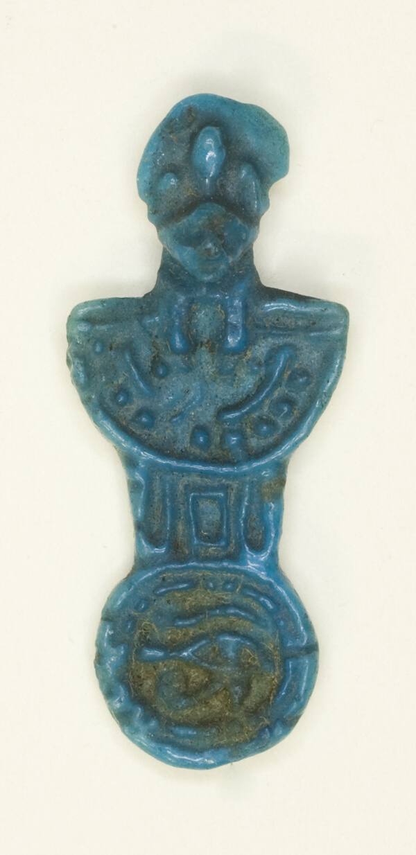 Amulet of a Menat Counterpoise with Lion-headed Goddess