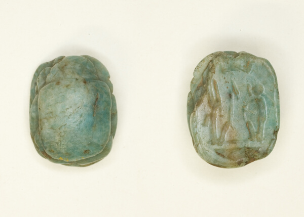 Scarab: Two Seated Deities