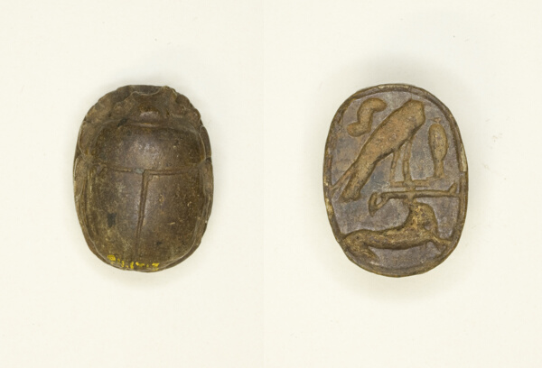 Scarab: Falcon with Antelope