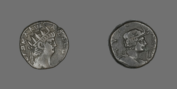 Tetradrachm (Coin) Portraying Emperor Nero