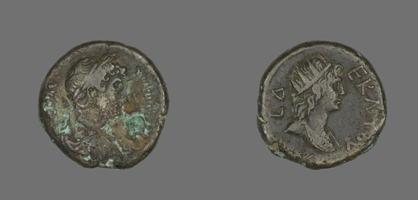 Tetradrachm (Coin) Portraying Emperor Hadrian
