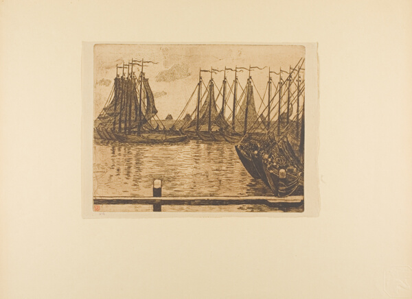 Fishing Fleet, from the seventh album of L'Estampe originale