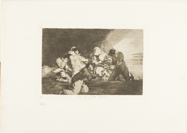 One Can't Look, plate 26 from The Disasters of War